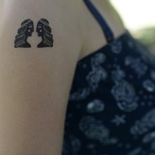 Transfer tattoo Я - "Близнец"